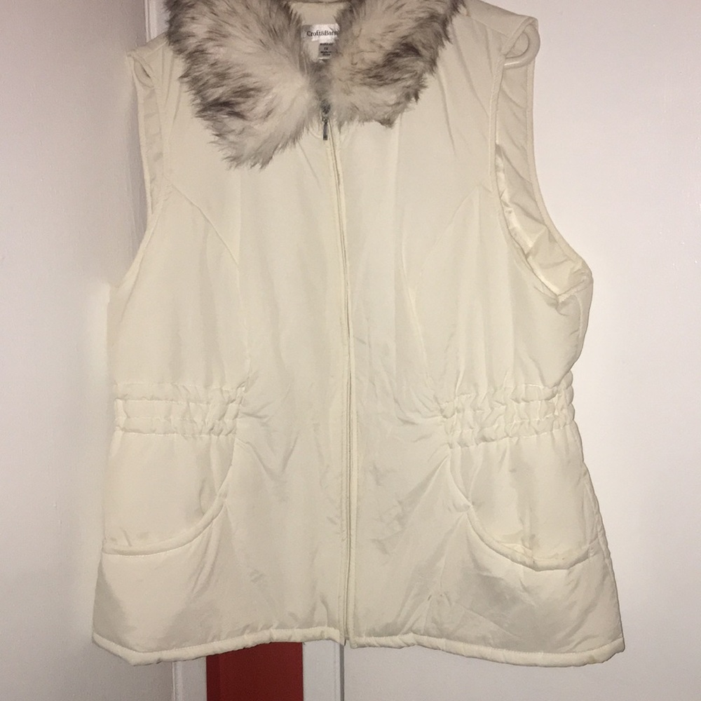 A sleeveless vest